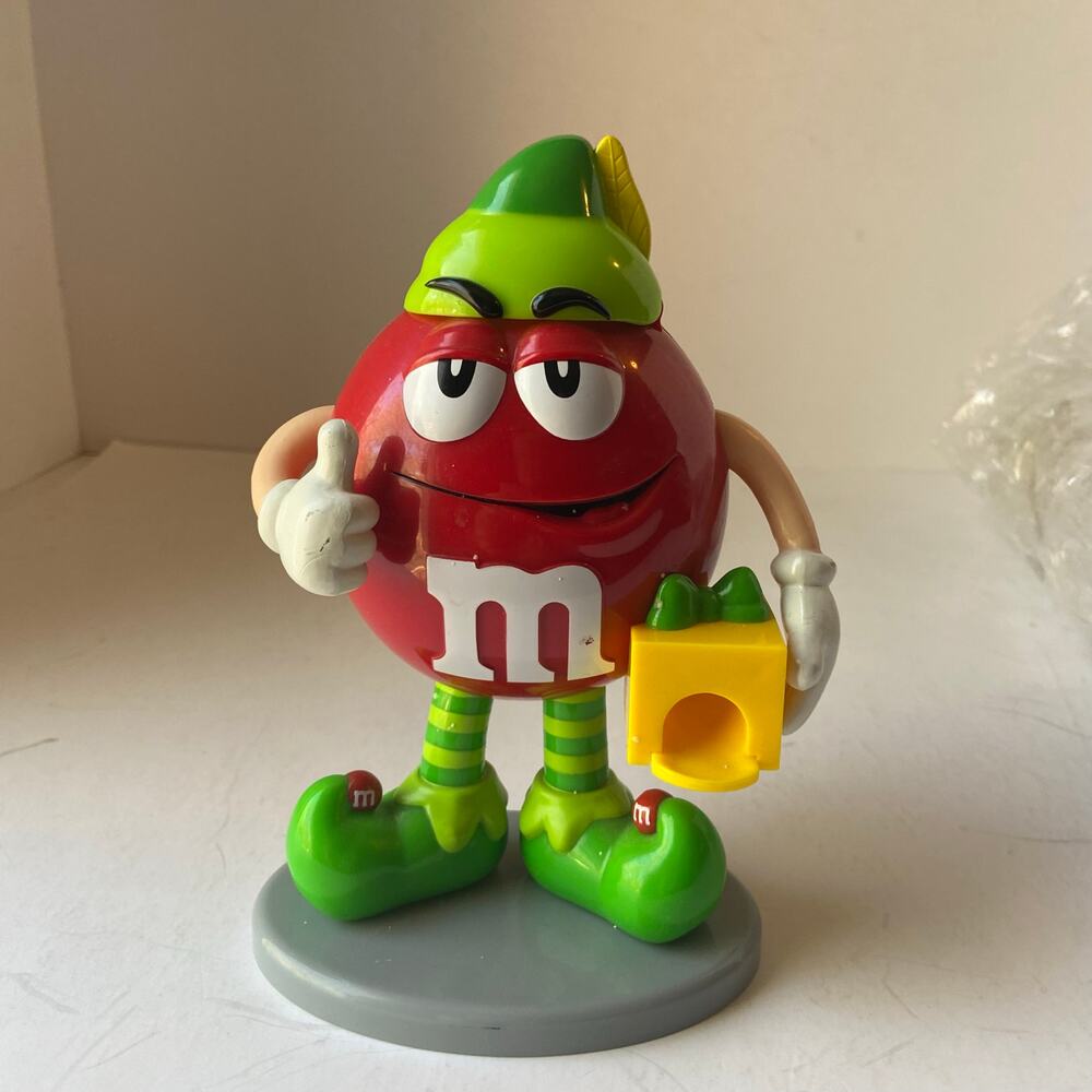 M&M Candy Dispenser Limited Edition Santa's Lil' Red Elf Christmas